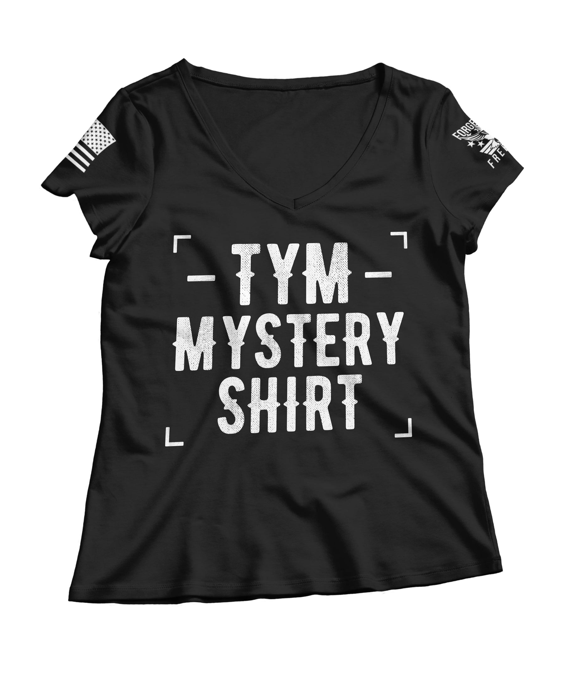Ladies The Yankee Marshal Mystery V-Neck T-Shirt XL / Heather Charcoal