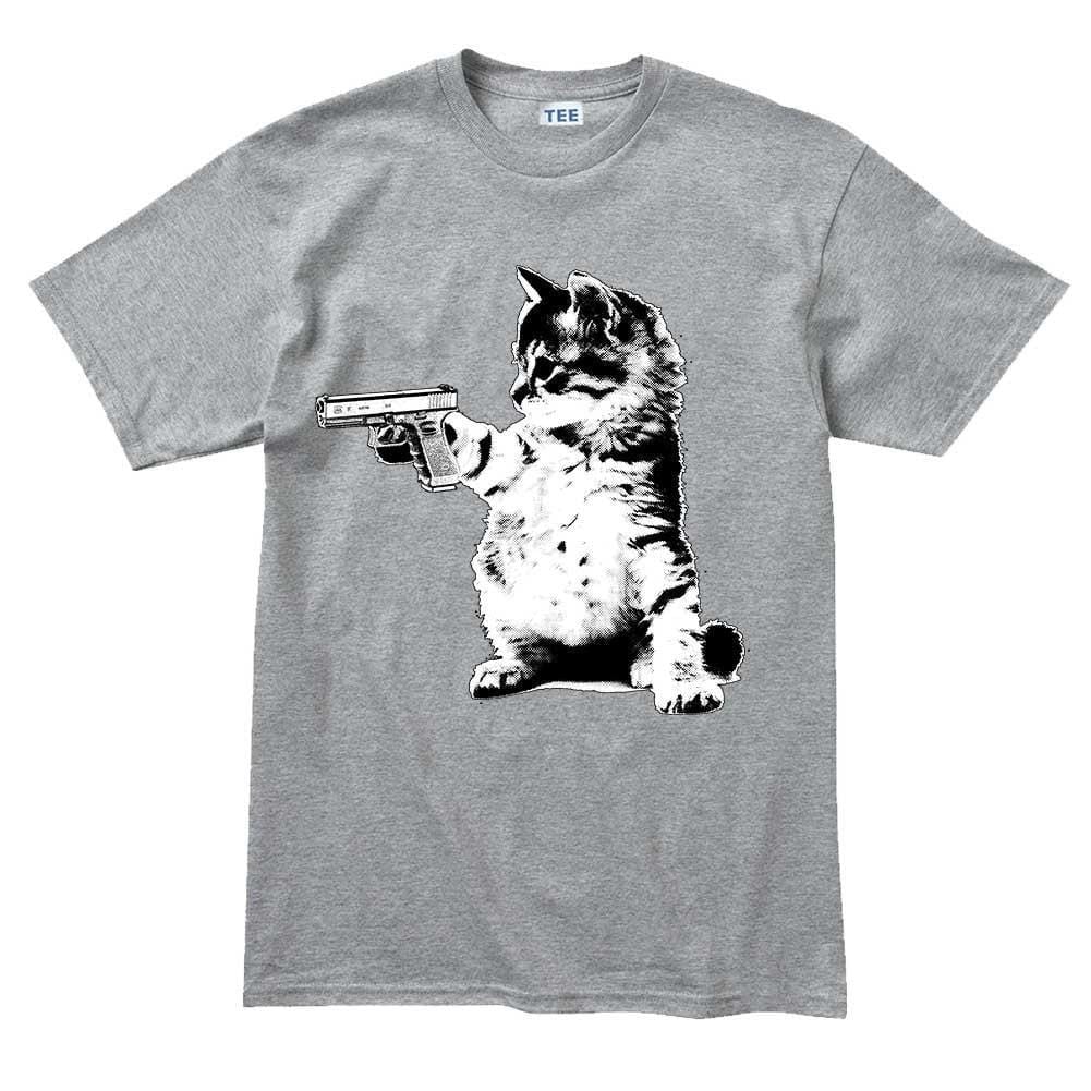 How to Talk to Your Cat About Gun Safety - Cats - T-Shirt
