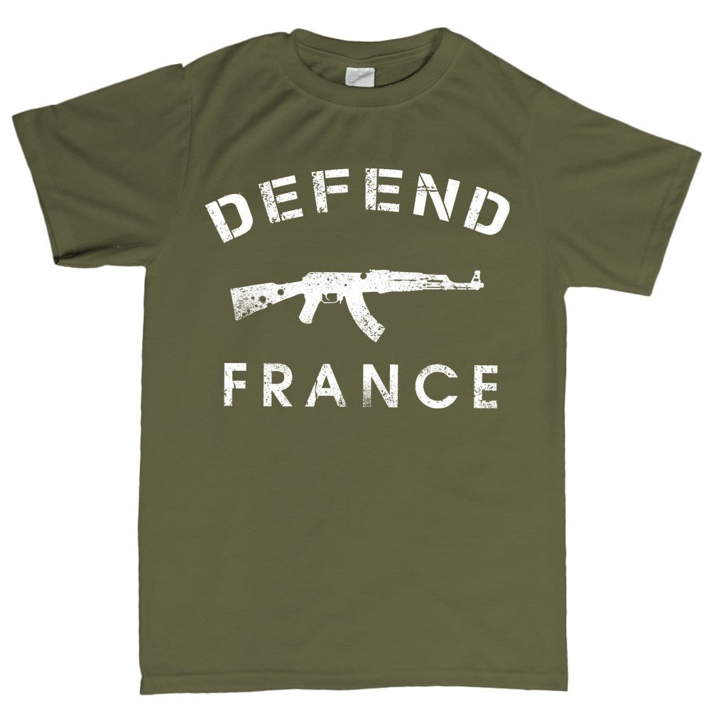 Defend France Forged Mens T-shirt – Freedom From