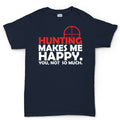 Hunting Makes Me Happy Men's T-shirt