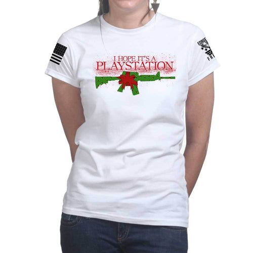 I Hope It's A Playstation Ladies T-shirt