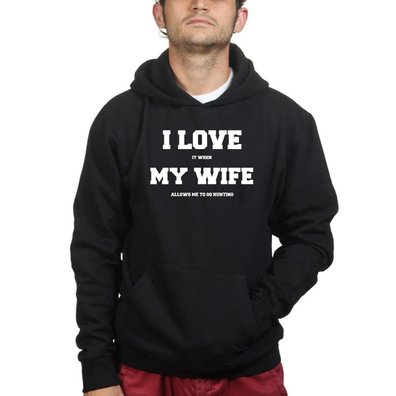 I Love My Wife (Hunting) Hoodie