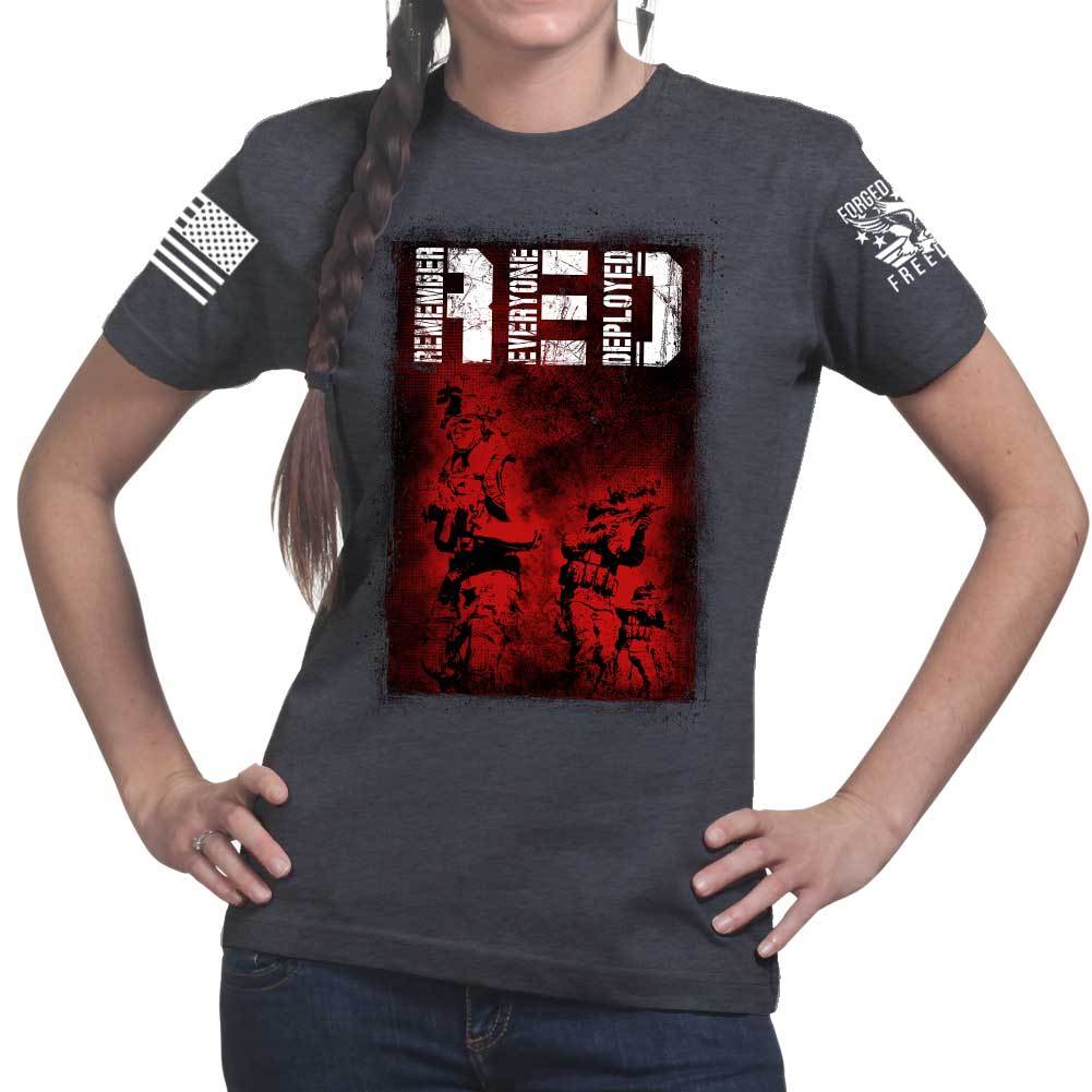 R.E.D. Soldiers Ladies T-shirt – Forged From Freedom
