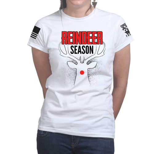 Reindeer Season Ladies T-shirt