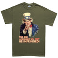 Uncle Sam Second Amendment Mens T-shirt