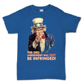 Uncle Sam Second Amendment Mens T-shirt